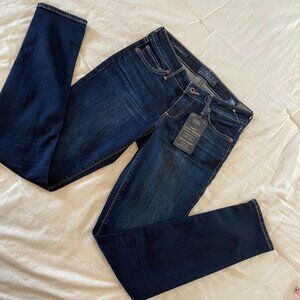 Lucky Brand Lolita Skinny Ankle Womens Mid Rise Stretch Blue Jeans Size 0/25 NWT